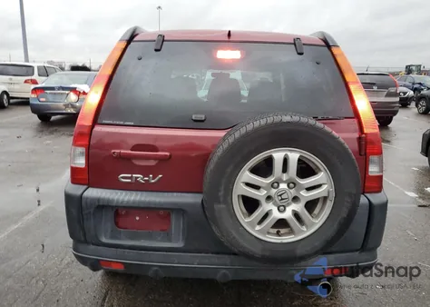 2002 Honda Cr-V Ex из США, поврежденный, VIN JHLRD78812C013049